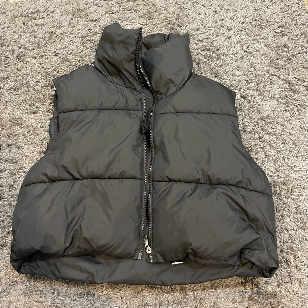 Black Puffer Vest